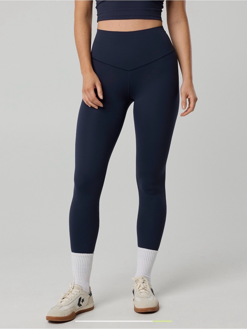 Offline Aerie Steel Blue Real Me High-Rise 7/8 Leggings - Picture 1 of 5